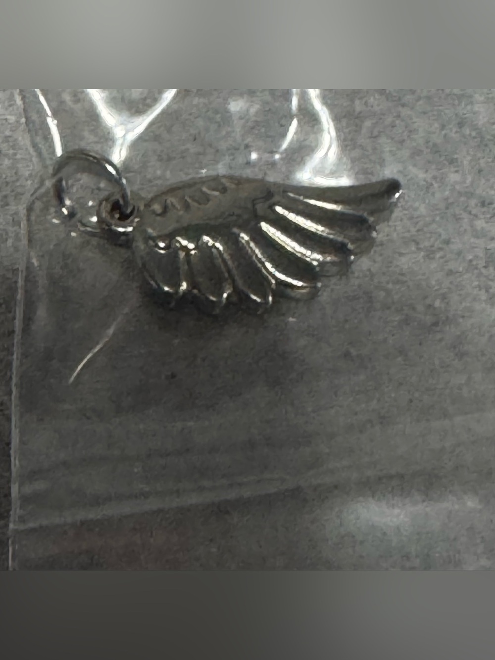 5/25 - Buy 5 for $25 Silver colored  Angel Wing pendant